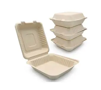 1200ml Einweg-Biologisch abbaubarer Takeaway-Behälter