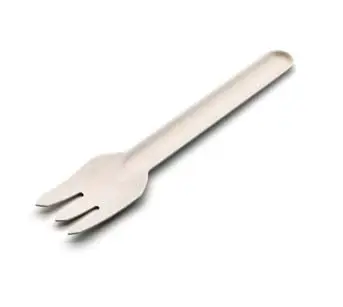 6,30 Zoll Recycle bare, umwelt freundliche, umwelt freundliche Einweg-Bagasse-Faser-Zellstoff gabel zum Mitnehmen